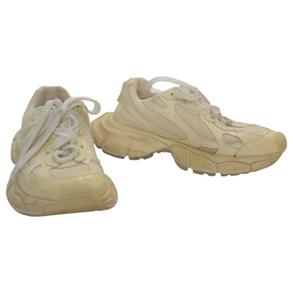 Balenciaga Triple S Sneaker in off white with faux patent leather & technical ma - Picture 1 of 16